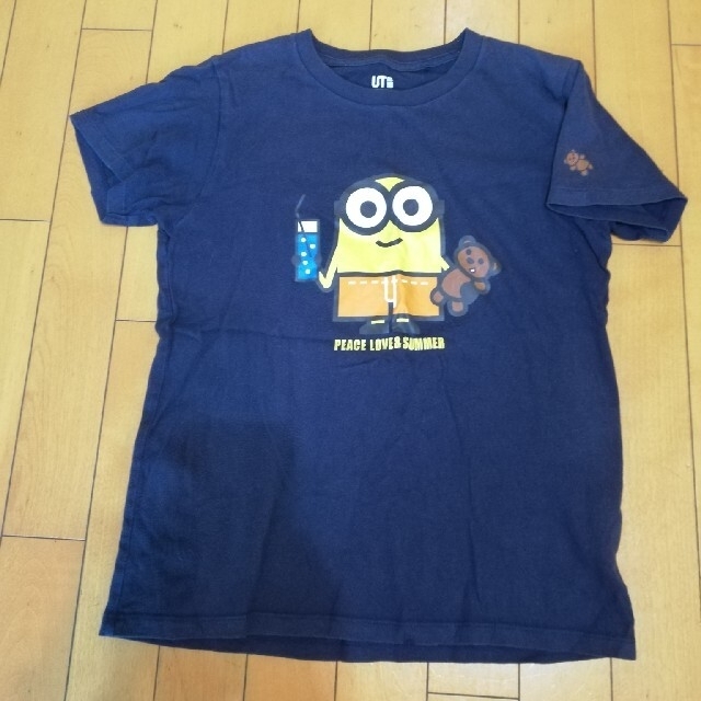 ミニオン(ミニオン)の【値下げ】美品☆ミニオン&UNIQLO☆Tシャツ☆150cm キッズ/ベビー/マタニティのキッズ服男の子用(90cm~)(Tシャツ/カットソー)の商品写真