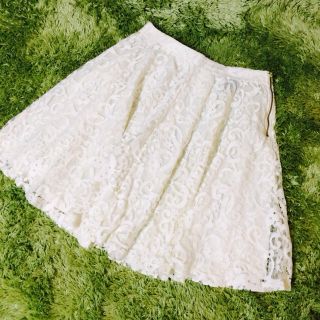 エイチアンドエム(H&M)のH&M  レーススカート♡(ひざ丈スカート)