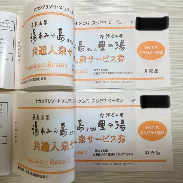 まる様専用 湯あみの島 or 里の湯 8枚 & ベゴニア4枚 - 施設利用券