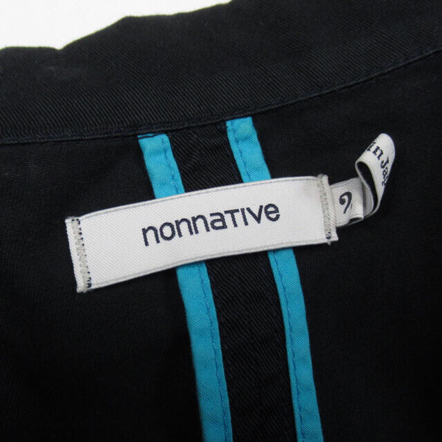 nonnative(ノンネイティブ)のnonnative ノンネイティブ テーラードジャケット 綿 ネイビー Lサイズ メンズのジャケット/アウター(テーラードジャケット)の商品写真