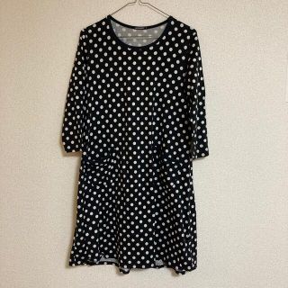 マリメッコ(marimekko)の《値下げ》marimekko ドット柄　TIIA(ひざ丈ワンピース)