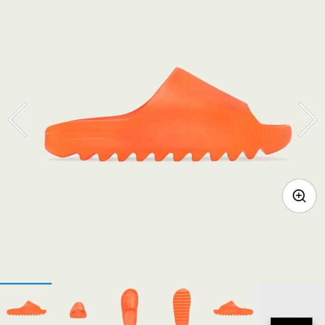 adidas(アディダス)のadidas YEEZY SLIDE ENFLAME ORANGE 27.5cm メンズの靴/シューズ(サンダル)の商品写真