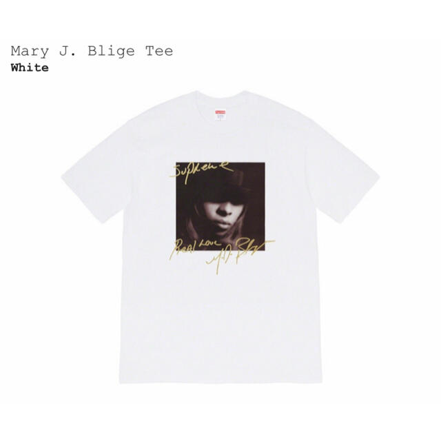 新品 19aw Supreme Mary J. Blige Tee 白 S