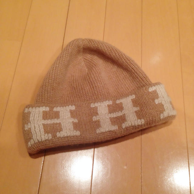 HERMES ニット帽 帽子 HERMES ニット帽 帽子