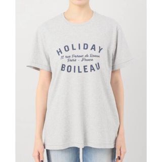 アパルトモンドゥーズィエムクラス(L'Appartement DEUXIEME CLASSE)の HOLIDAY T-SHIRT   ホリディTシャツ(Tシャツ(半袖/袖なし))