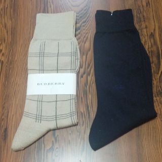 バーバリー(BURBERRY)の歌奈様 御成約 BURBERRY 未使用ソックス 2本(ソックス)