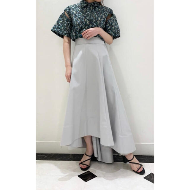 LE CIEL BLEU(ルシェルブルー)のle ciel bleu train long skirt タグ付き新品 レディースのスカート(ロングスカート)の商品写真