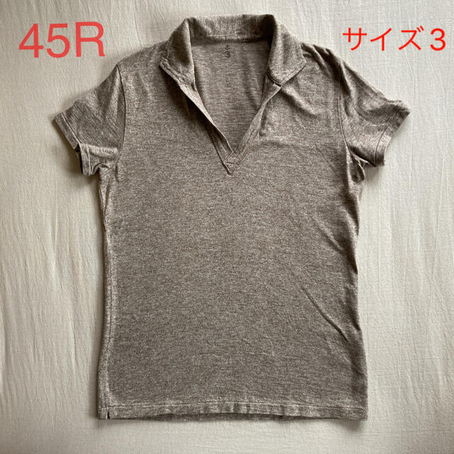 45R(フォーティファイブアール)の45R スキッパー（試着美品） レディースのトップス(ポロシャツ)の商品写真