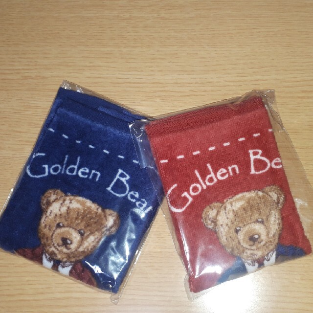 Golden Bear(ゴールデンベア)のゴールデンベアー　タオルハンカチ2枚セット　値下げ⤵️ レディースのファッション小物(ハンカチ)の商品写真