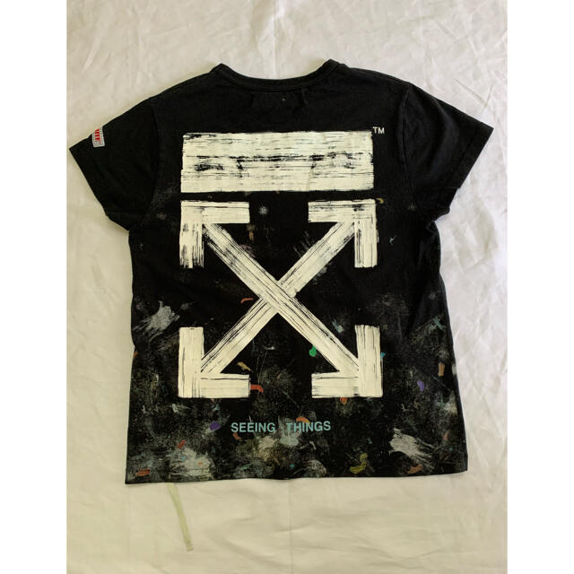 ブレッドOFF-WHITE 17AW GALAXY  オフホワイト　半袖Tシャツ　XS