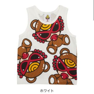 ヒステリックミニ(HYSTERIC MINI)のブラウンテディタンク(Tシャツ/カットソー)