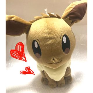 ポケモン(ポケモン)のイーブイ　が　なかまになりたそうにこちらをみている　ぬいぐるみ　ポケモン　(ぬいぐるみ)