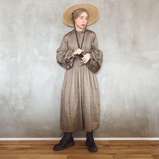 完売 madder madder “折る” fold up dress Mサイズ(ロングワンピース/マキシワンピース)