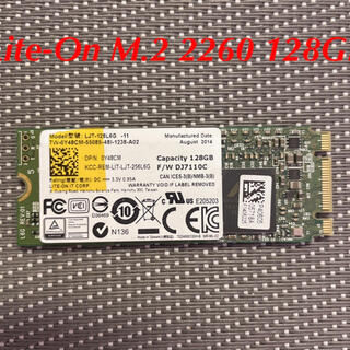 Lite-On製 SSD 128GB M.2 2260(PCパーツ)