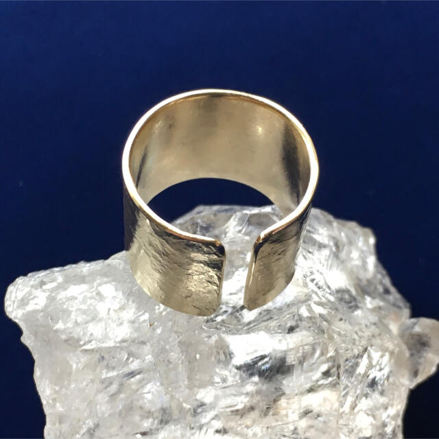 ★真鍮指輪 15mm ハンドメイドのアクセサリー(リング)の商品写真