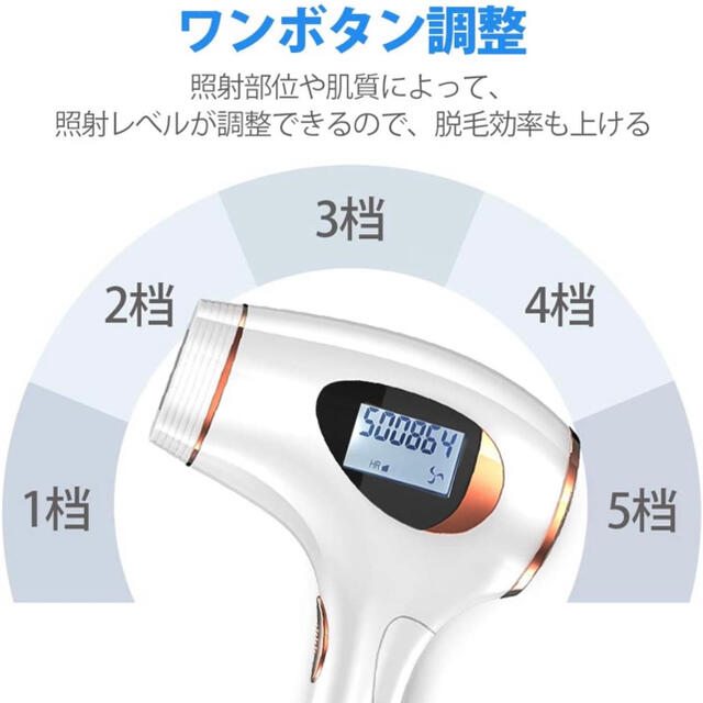 ★大特価★ レーザー脱毛 脱毛器 永久脱毛 IPL技術 氷敷ヘッド付き 冷感脱毛 4