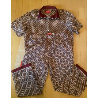 シュプリーム(Supreme)のクリリン様専用  Supreme Satin Pajama Set red(Tシャツ/カットソー(半袖/袖なし))