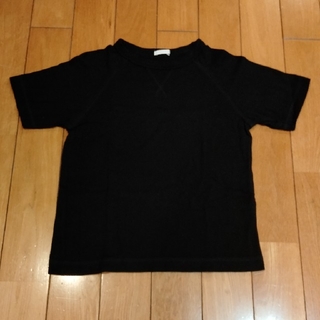 ジーユー(GU)のGUのシンプルな黒Tシャツ(Tシャツ/カットソー)