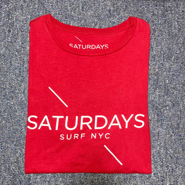 初期モデル　SATURDAYS SURF NYC プリントTシャツ　Sサイズ