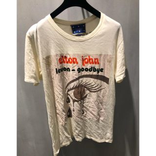 グッチ(Gucci)の大人気 GUCCI ELTON JOHN Tシャツ　半袖　グッチ(Tシャツ/カットソー(半袖/袖なし))