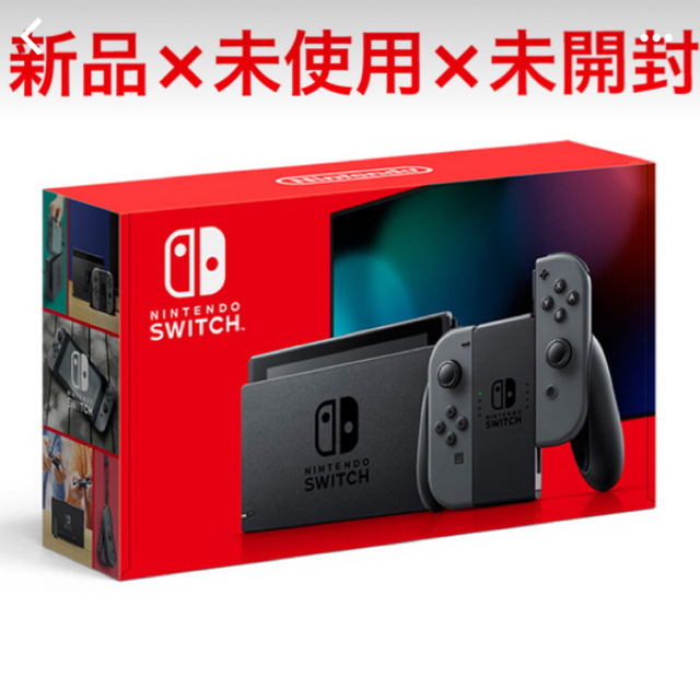 Nintendo Switch本体　グレー　新品