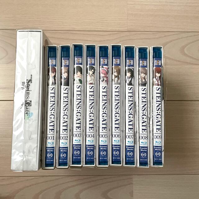 角川書店(カドカワショテン)のSTEINS；GATE 1〜9全巻 、劇場版 Blu-rayセット シュタゲ エンタメ/ホビーのDVD/ブルーレイ(アニメ)の商品写真