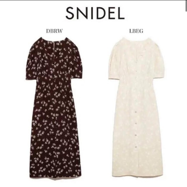 SNIDEL(スナイデル)の売り切り価格スナイデル フラワータイトパターンワンピース レディースのワンピース(ロングワンピース/マキシワンピース)の商品写真