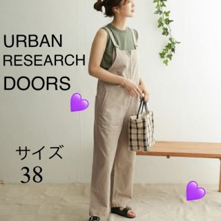 アーバンリサーチドアーズ(URBAN RESEARCH DOORS)のアーバンリサーチドアーズ　コットンデッキサロペット　38(サロペット/オーバーオール)