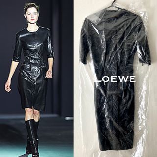 ロエベ(LOEWE)の01.AW Leather■ロエベ ワンピース/ナッパレザー１００％/山羊(ひざ丈ワンピース)