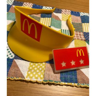 マクドナルド(マクドナルド)のハッピーセット　なりきり　サンバイザー(キャラクターグッズ)