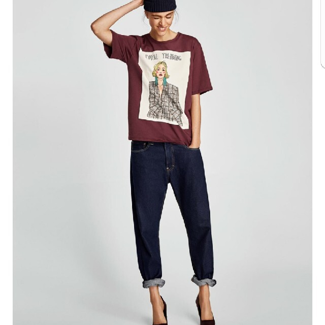 ZARA(ザラ)のZARAプリントTシャツ メンズのトップス(Tシャツ/カットソー(半袖/袖なし))の商品写真