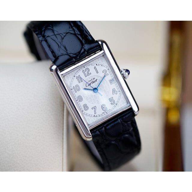 Cartier(カルティエ)の美品 カルティエ マスト タンク シルバー アラビア デイト LM メンズの時計(腕時計(アナログ))の商品写真