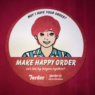 7ORDER ウェンディーズコラボ コースター 安井謙太郎(アイドルグッズ)