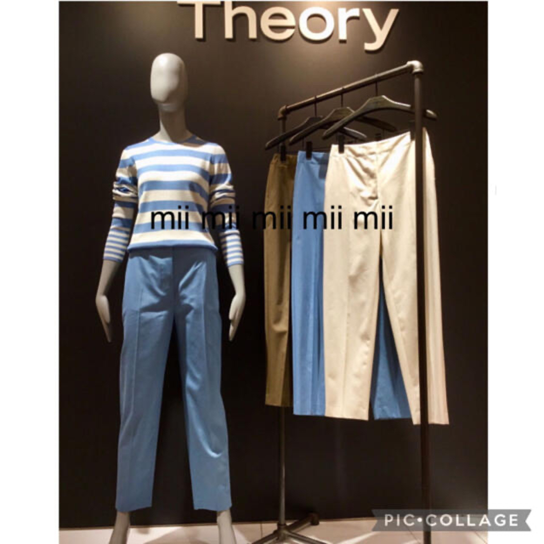 ✤2019SS セオリー Theory コットンツイル パンツ✤新品タグ付き✤レディース