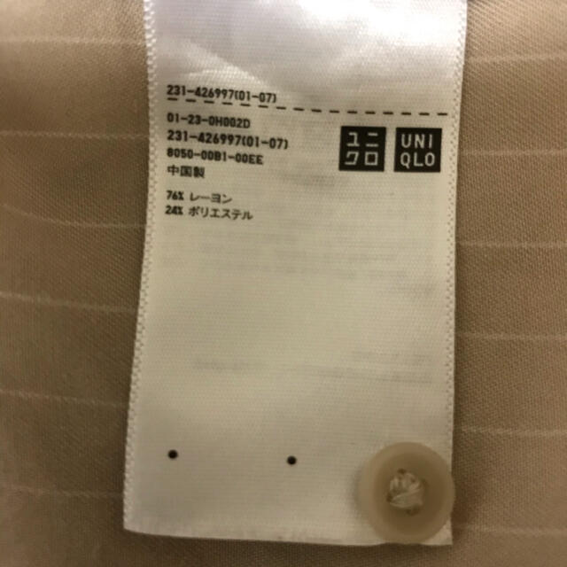 UNIQLO(ユニクロ)のレーヨンブラウス レディースのトップス(シャツ/ブラウス(長袖/七分))の商品写真