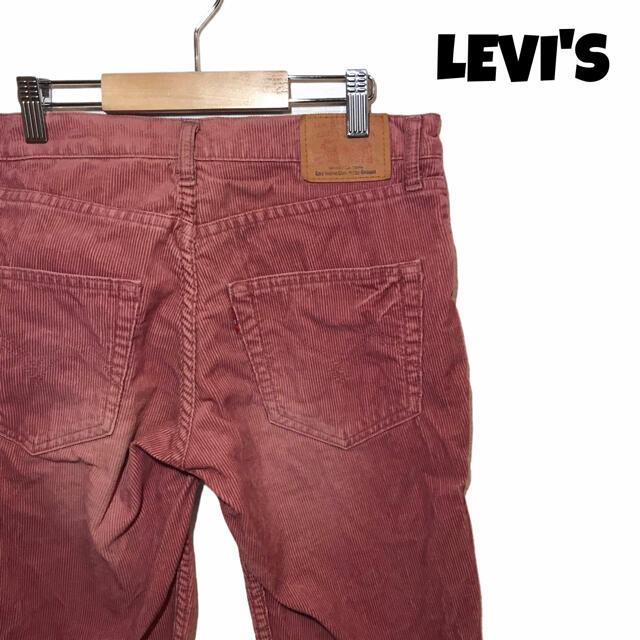 Levi's(リーバイス)の【希少カラー】リーバイス Levi's パンツ ハーフ コーデュロイ 赤 レッド メンズのパンツ(デニム/ジーンズ)の商品写真