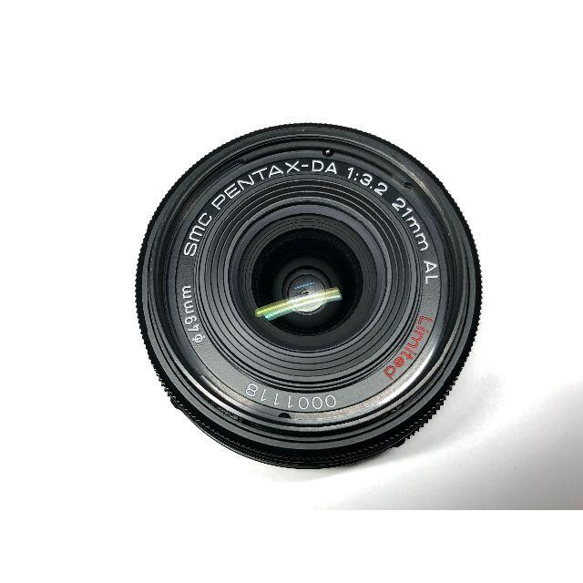 PENTAX(ペンタックス)の極上品 PENTAX SMC PENTAX-DA 21mm F3.2 AL Li スマホ/家電/カメラのカメラ(レンズ(単焦点))の商品写真