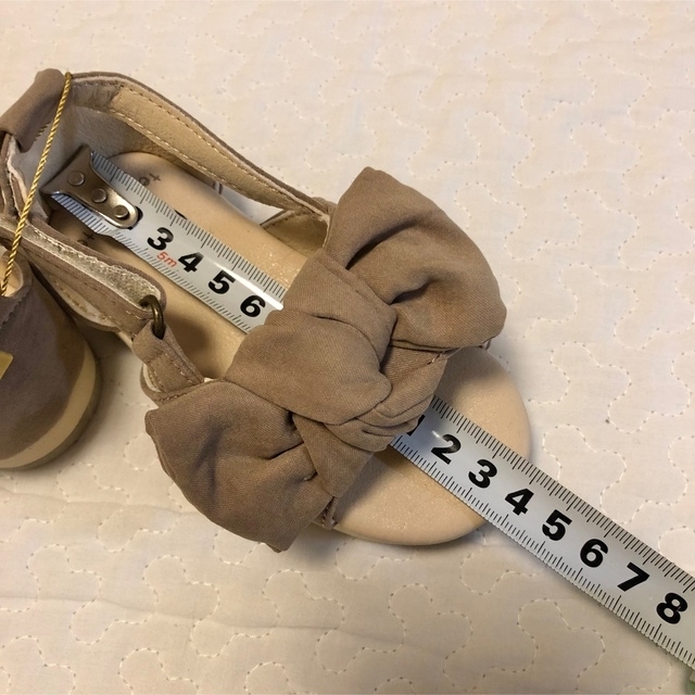 futafuta(フタフタ)のバースデイ　tete a tete  サンダル　14 キッズ/ベビー/マタニティのベビー靴/シューズ(~14cm)(サンダル)の商品写真