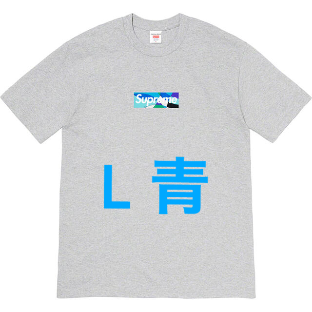 セール　Lグレー青 Emilio Pucci Box Logo Tee