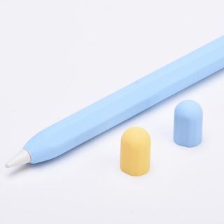 Apple Pencil 2ケースApple Pencil第二世代カバーブルー(タブレット)