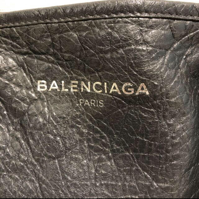 美品　BALENCIAGA  ネイビーカバ xs レザー