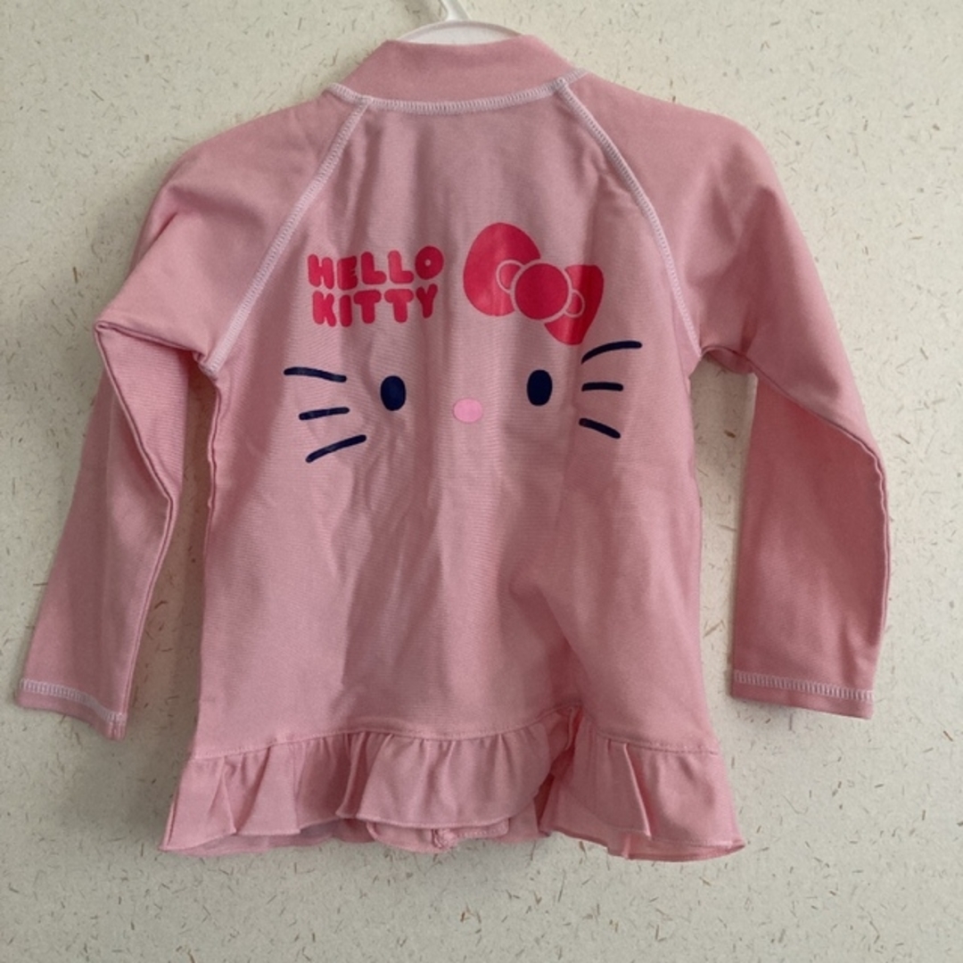 サンリオ(サンリオ)のキティちゃん　ラッシュガード90cm キッズ/ベビー/マタニティのキッズ服女の子用(90cm~)(水着)の商品写真