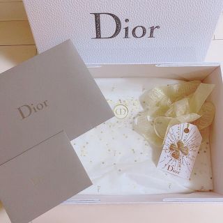 ディオール(Dior)のDior 空箱 リボン メッセージカード(ラッピング/包装)