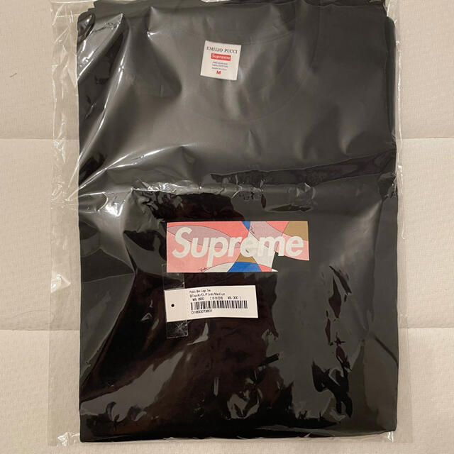 Supreme(シュプリーム)のM supreme Emilio Pucci Box Logo Tee 黒ピンク メンズのトップス(Tシャツ/カットソー(半袖/袖なし))の商品写真