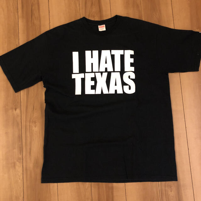 公式 Supreme tee Texas" hate "i supreme 03s - Tシャツ+カットソー(半袖+袖なし)