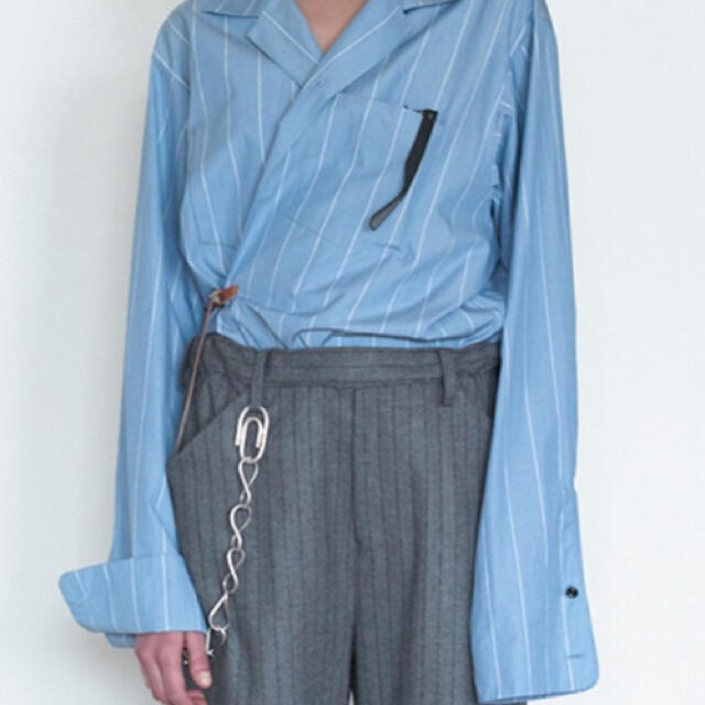 SUNSEA(サンシー)のekusiad様専用　HANK STRIPE GIGOLO SHIRT シャツ メンズのトップス(シャツ)の商品写真