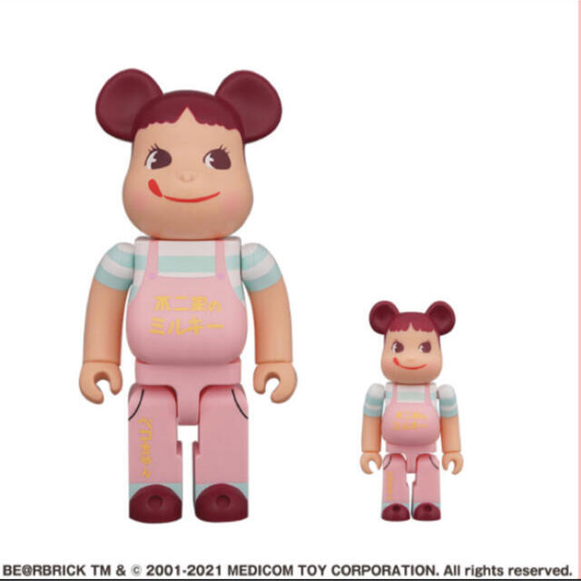 ペコちゃんBE＠RBRICK ファミリータウンペコちゃん 100％ ＆ 400％