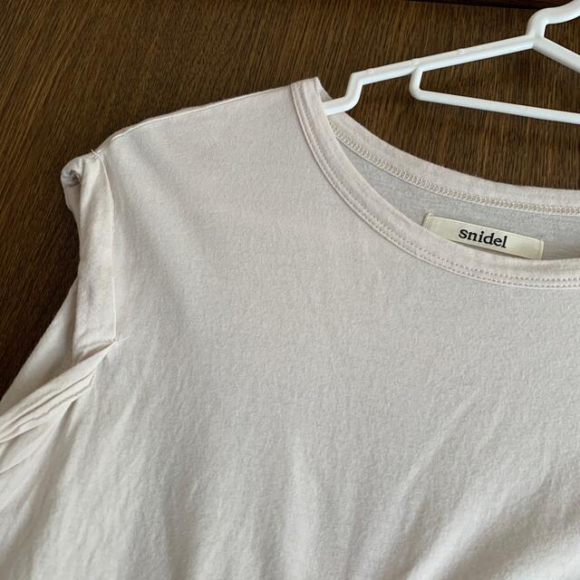 SNIDEL(スナイデル)のロールアップTシャツ レディースのトップス(Tシャツ(半袖/袖なし))の商品写真