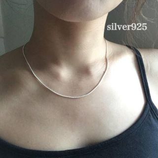 トゥデイフル(TODAYFUL)のsilver925  スネークネックレス(ネックレス)