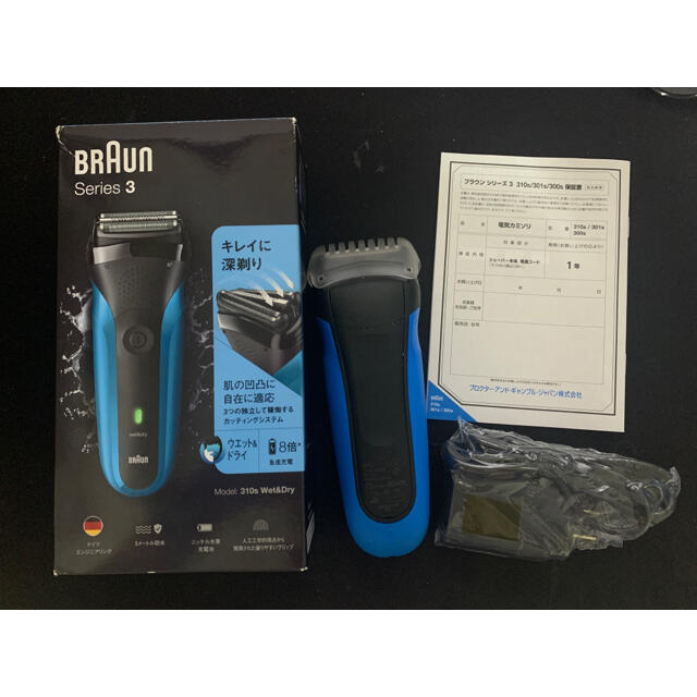 BRAUN(ブラウン)のBRAUN Series3 310s Type 5409 シェーバー  3枚刃 スマホ/家電/カメラの美容/健康(メンズシェーバー)の商品写真